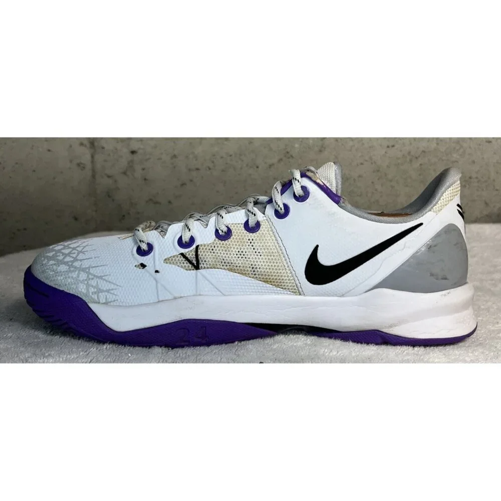 Nike Kobe Venomenom 4 Purple White Mens Size 9 Basketball Shoes 635578-100
